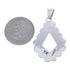 Southwest Jewelry Multicolor And Sterling Silver Pendant EX30588
